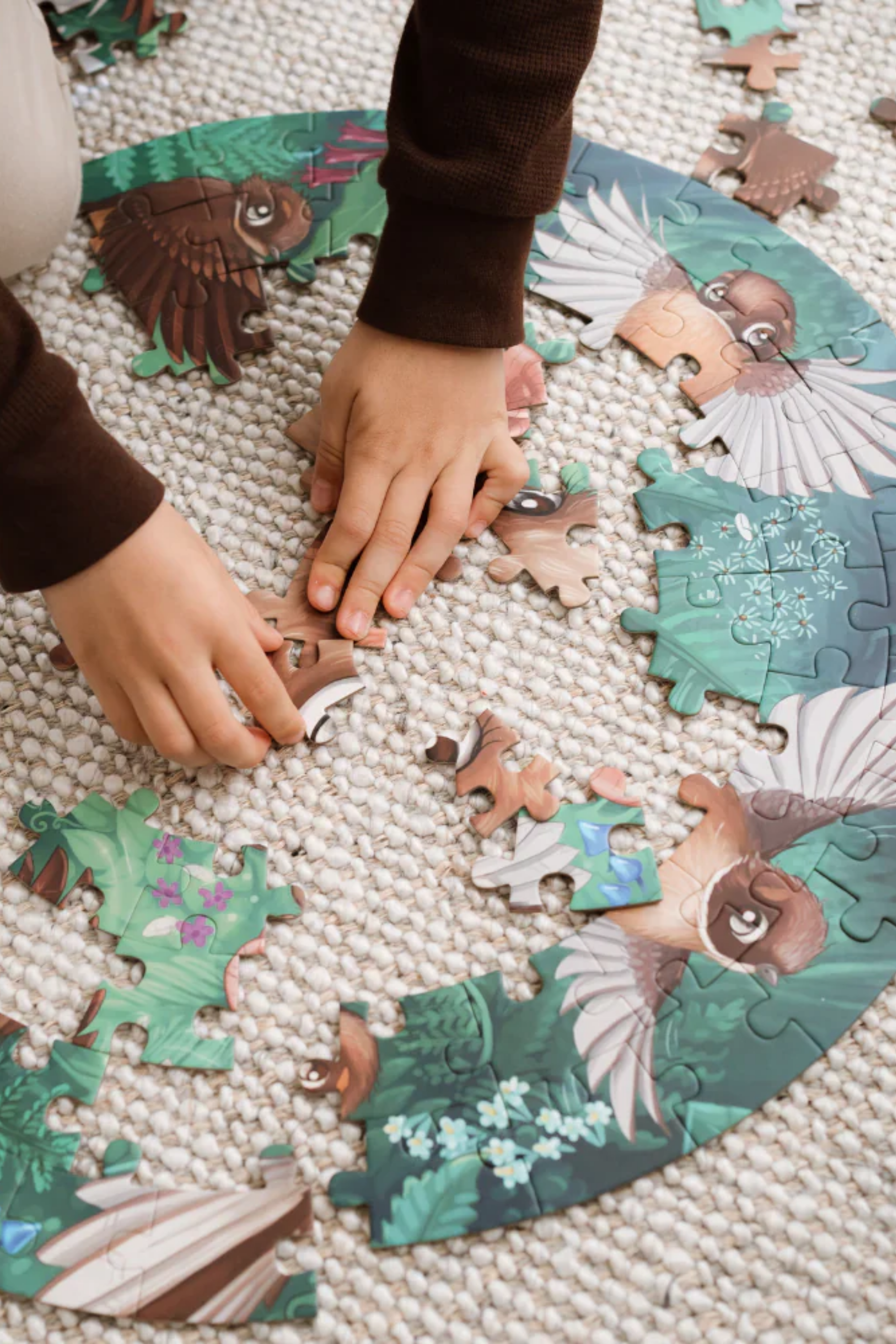Fantail Flurry Round Puzzle