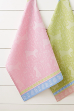 Bunny Meadows Jacquard Dish Towel