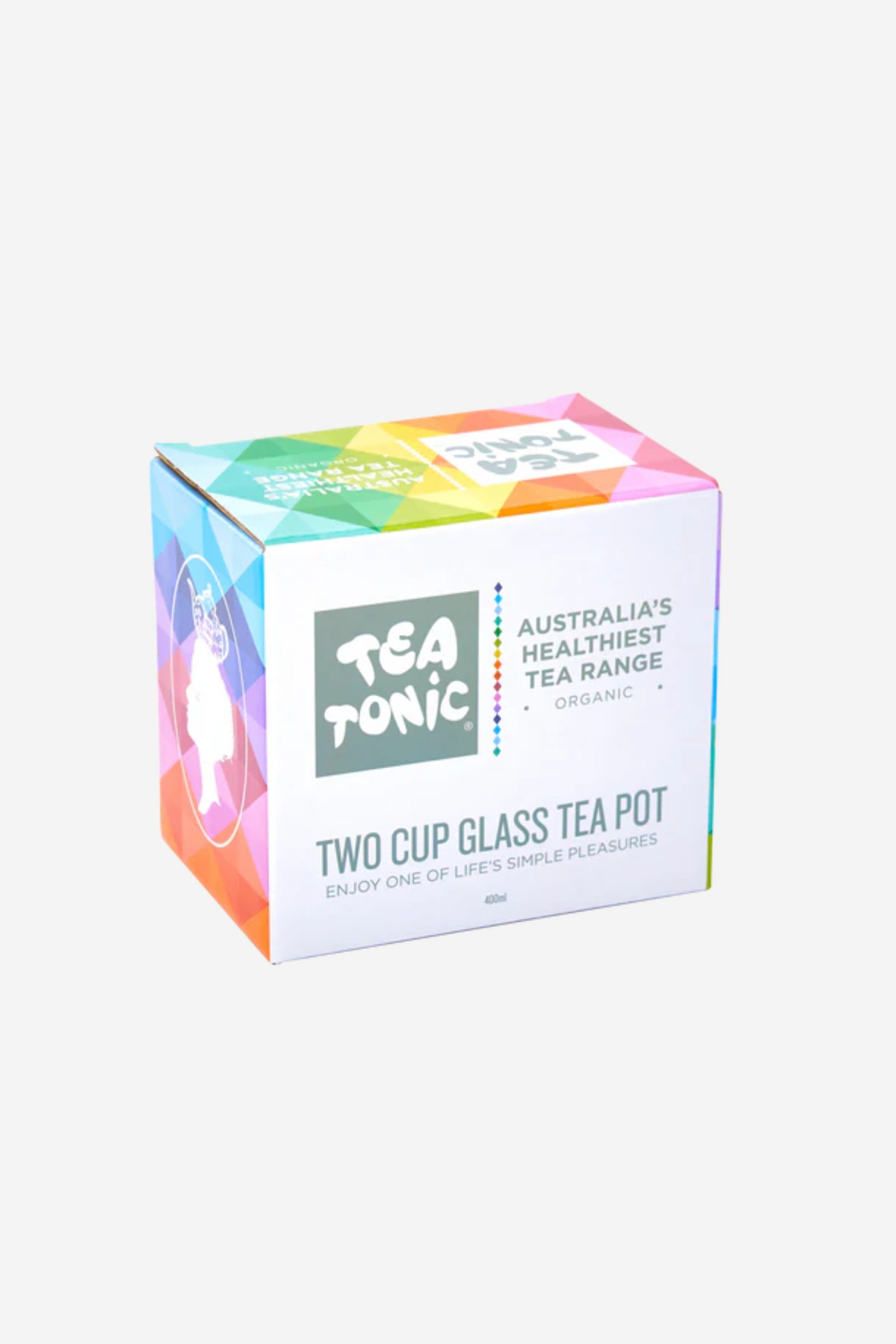 Square Glass Tea Pot - 400ml