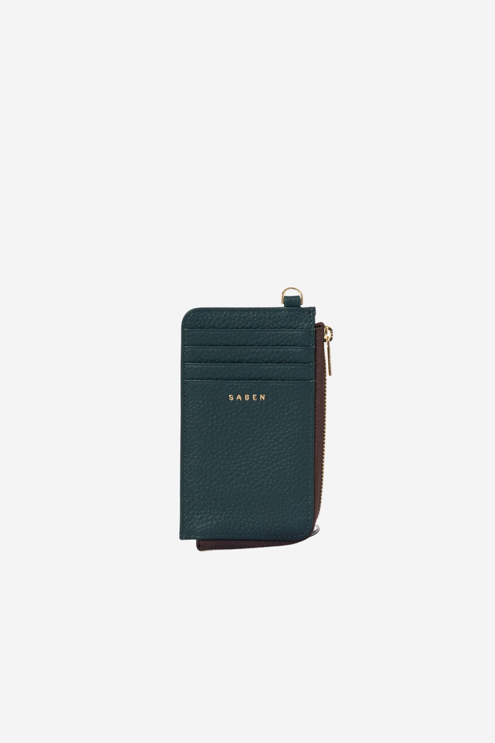 Winona Card Wallet - Hunter Green