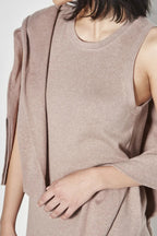 JHL Split Tank Dress - Rosewood Marle