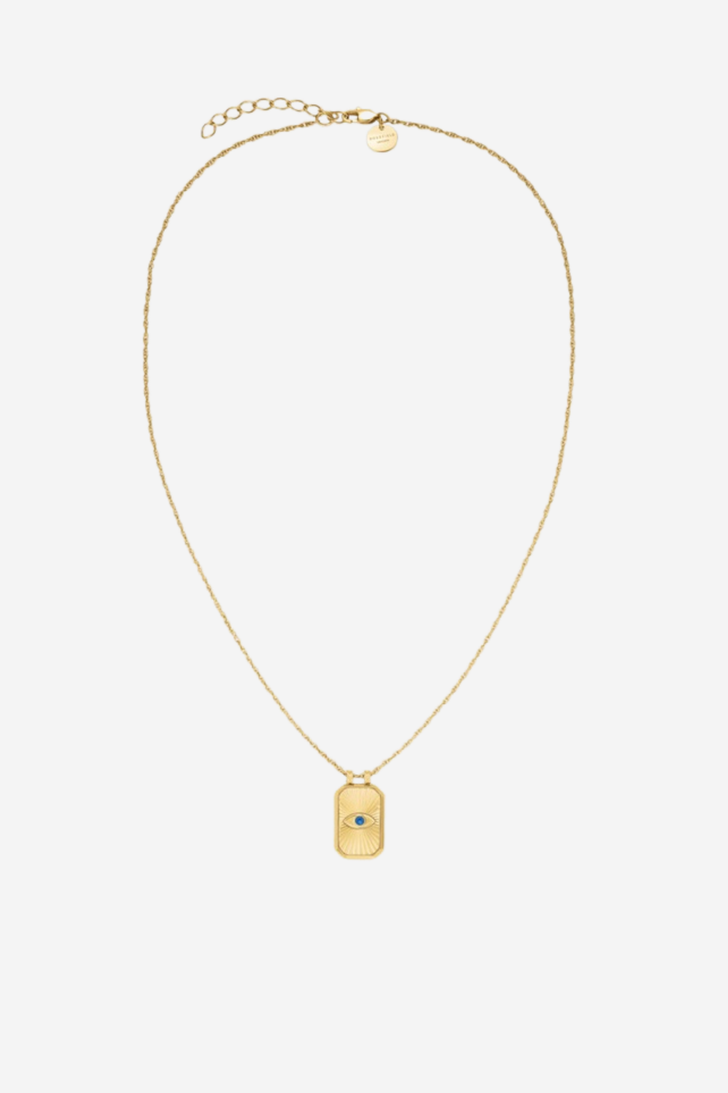 Evil Eye Amulet Gold Necklace