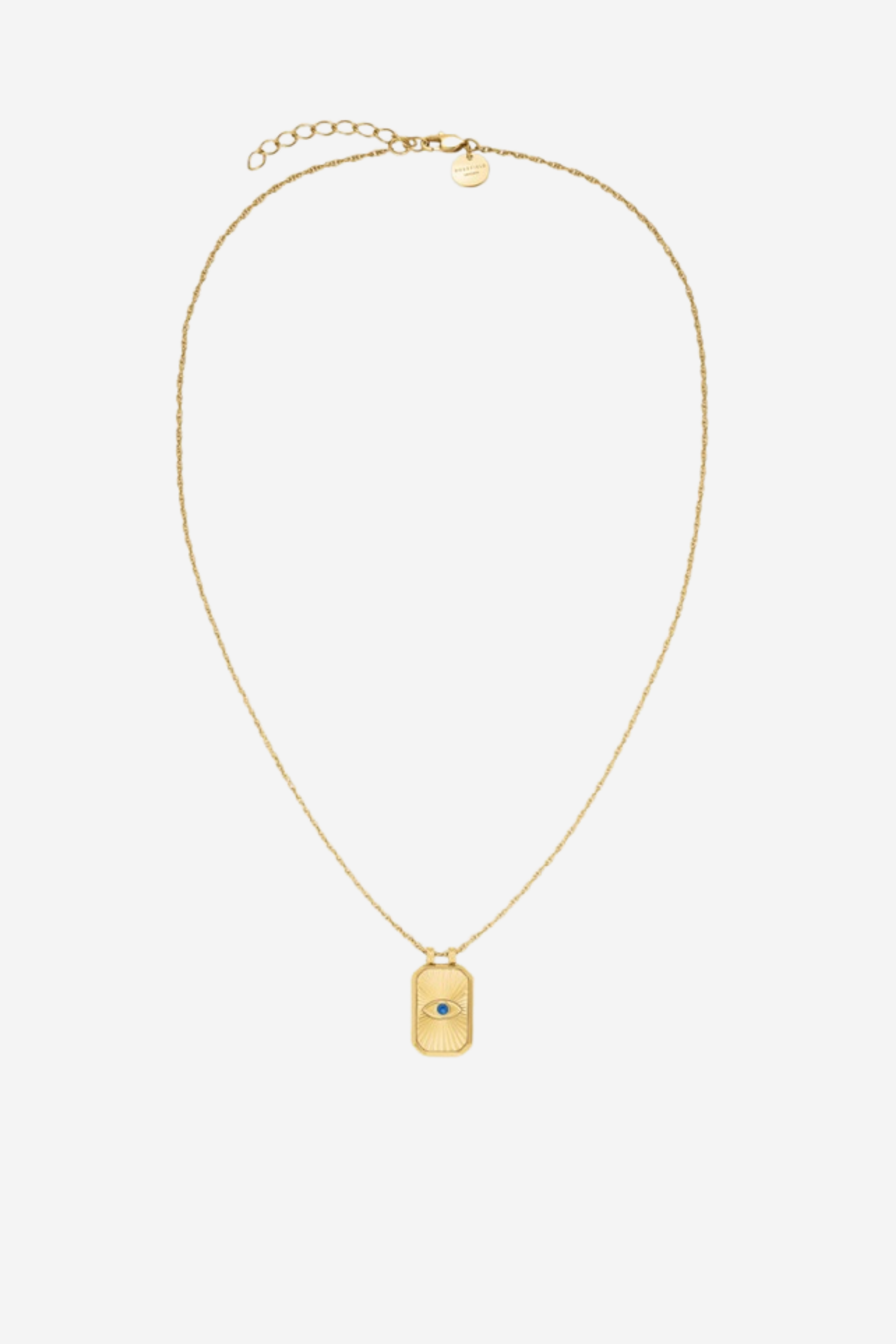 Evil Eye Amulet Gold Necklace