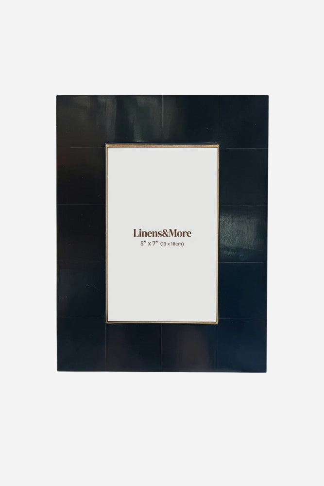 Black Resin Picture Frame - 5 x 7