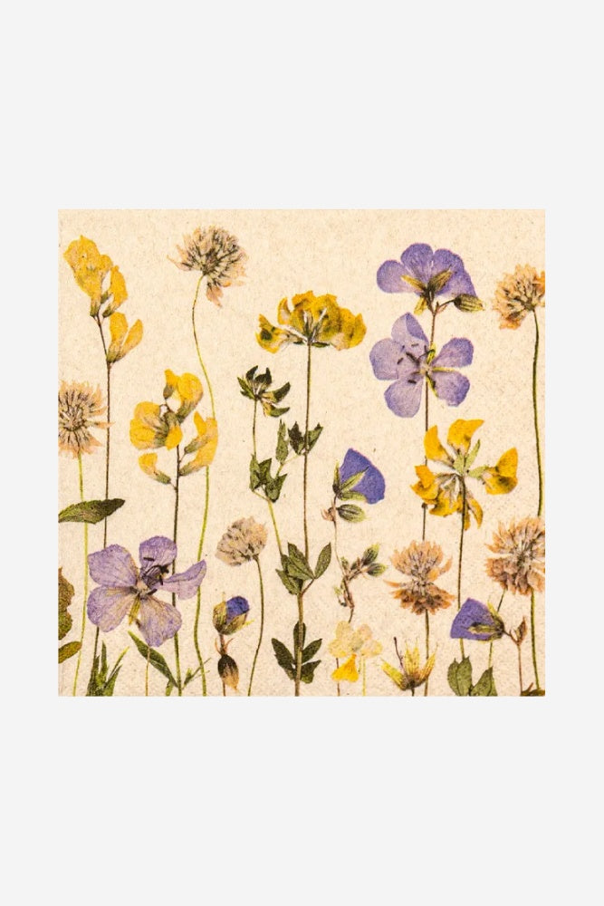 Pressed Flower Napkins