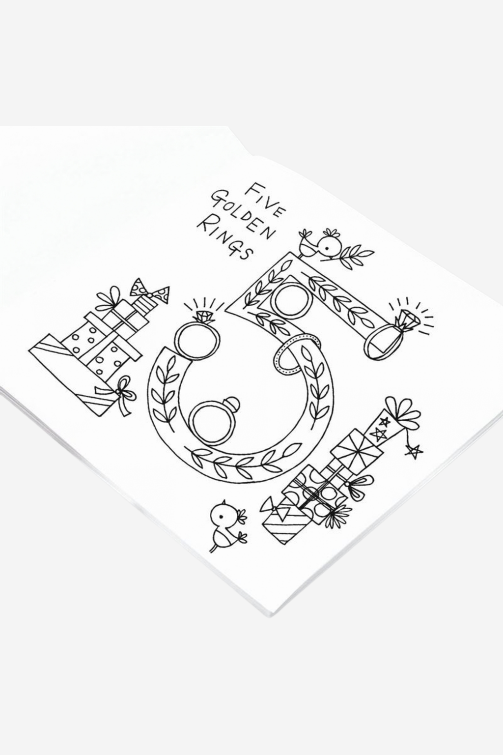 12 Days of Christmas - Colouring Book