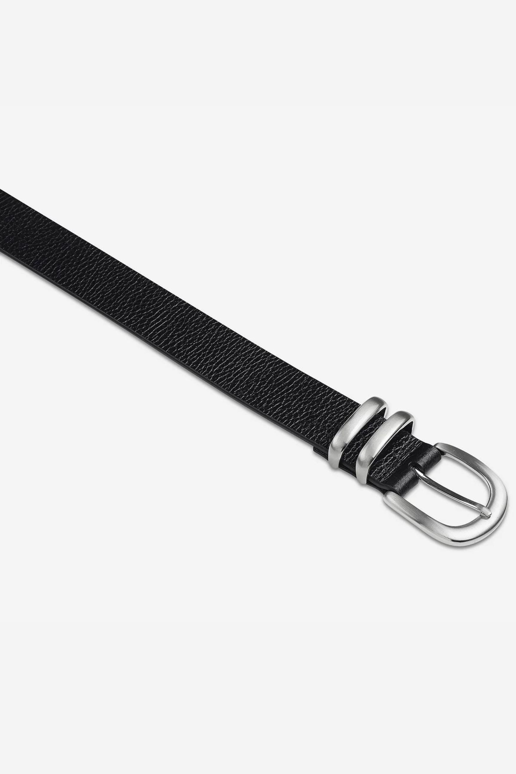 Let It Be Belt - Black/Silver