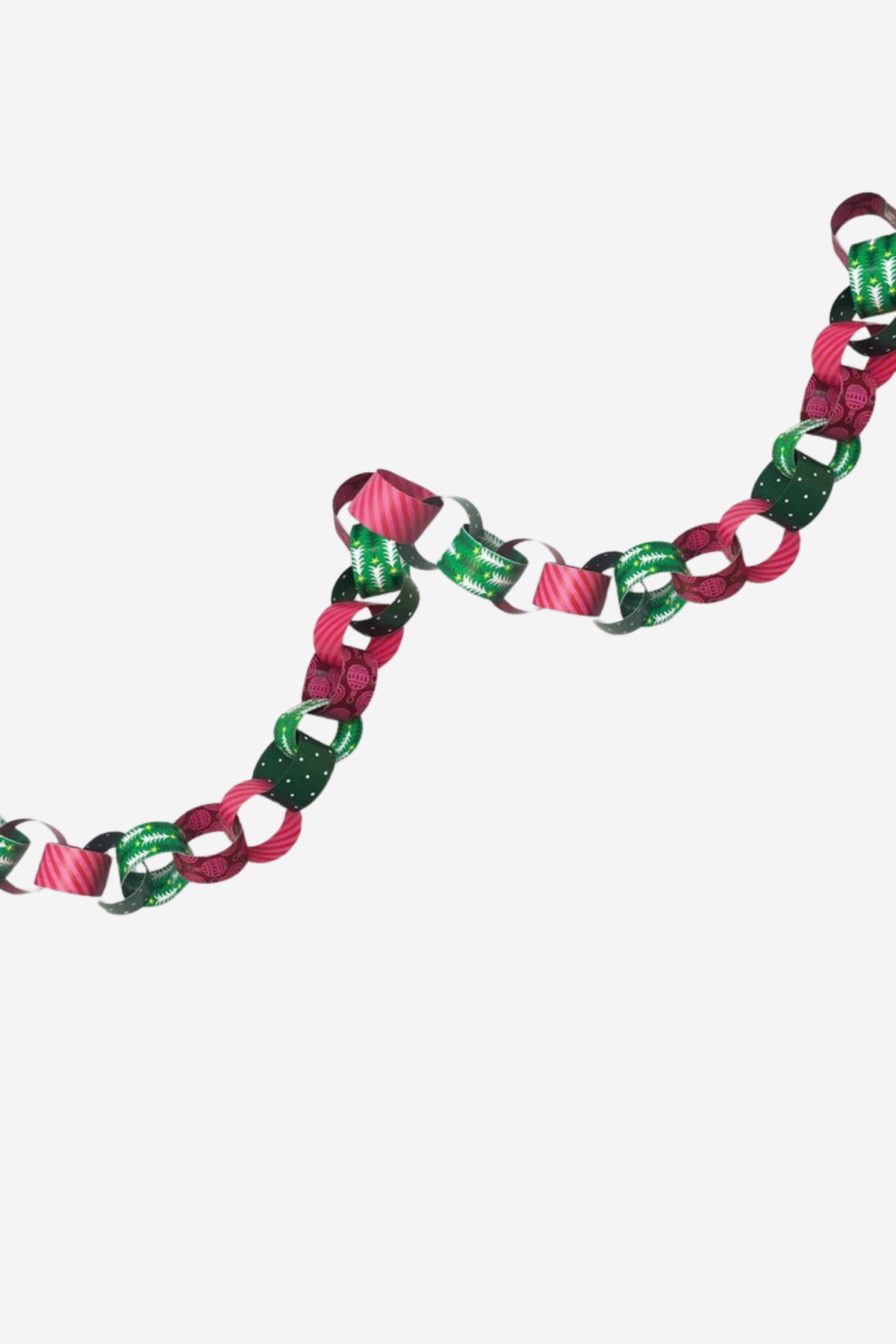 Trees & Baubles - Christmas Paper Chain