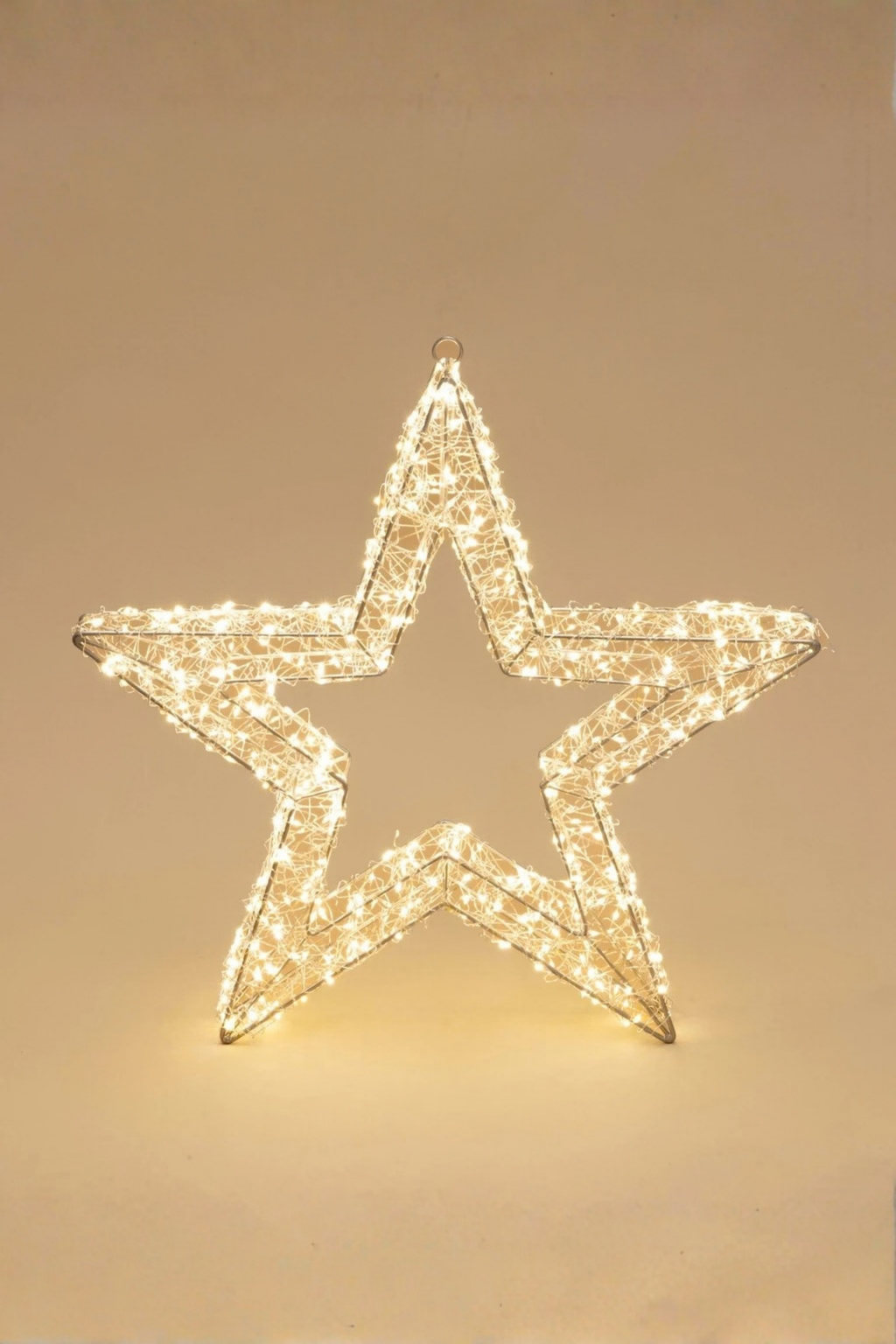 Twinkling Wire Star