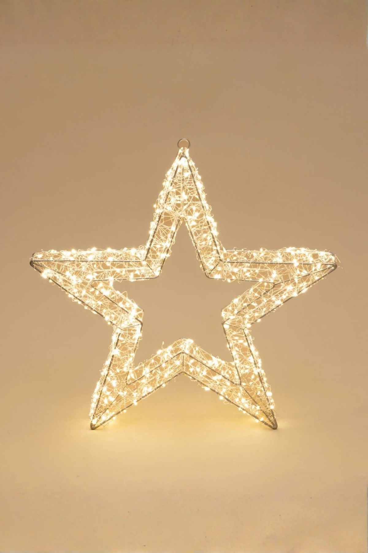 Twinkling Wire Star