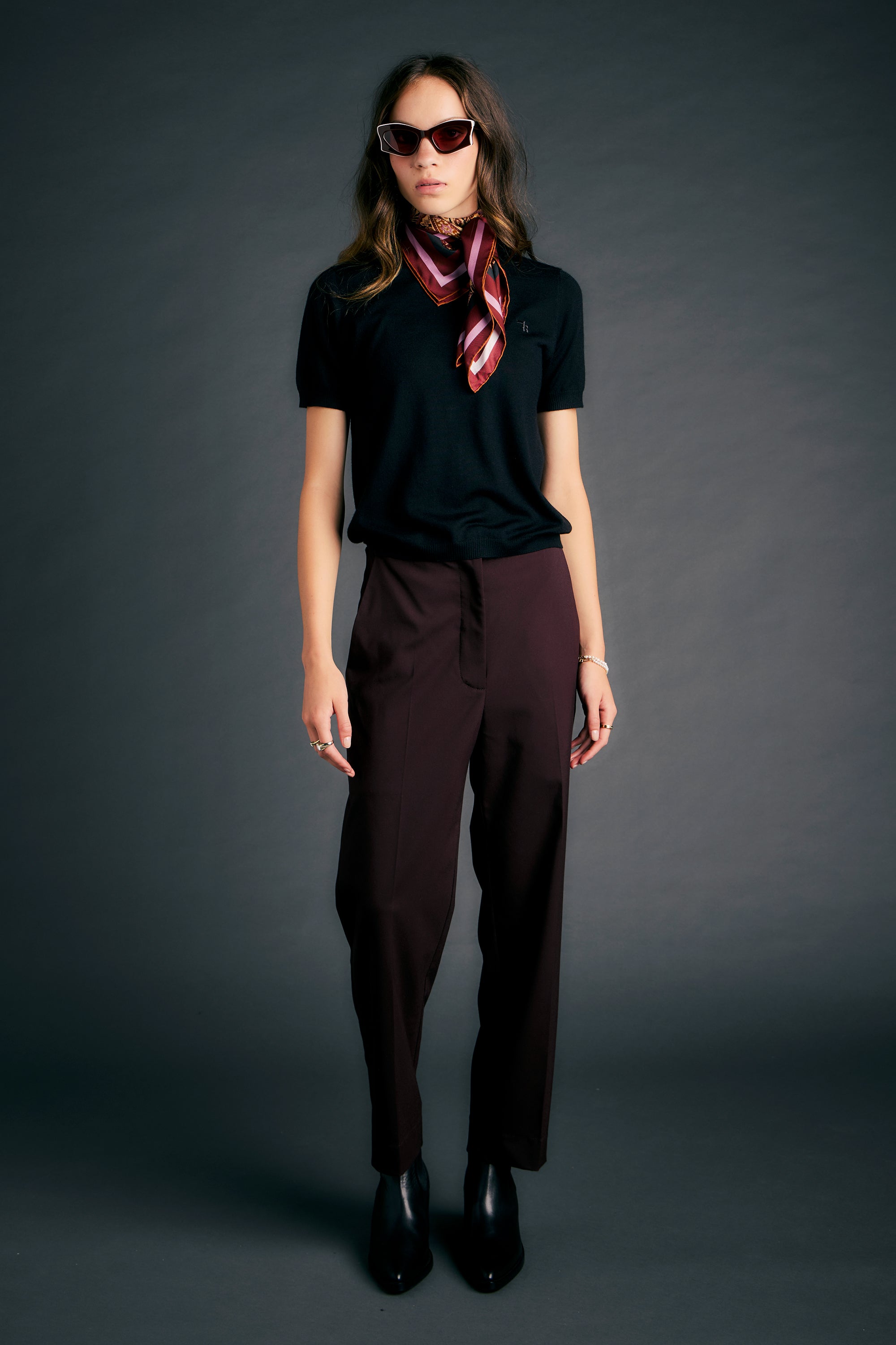 Dark Matter Trousers - Everyday Suiting - Plum