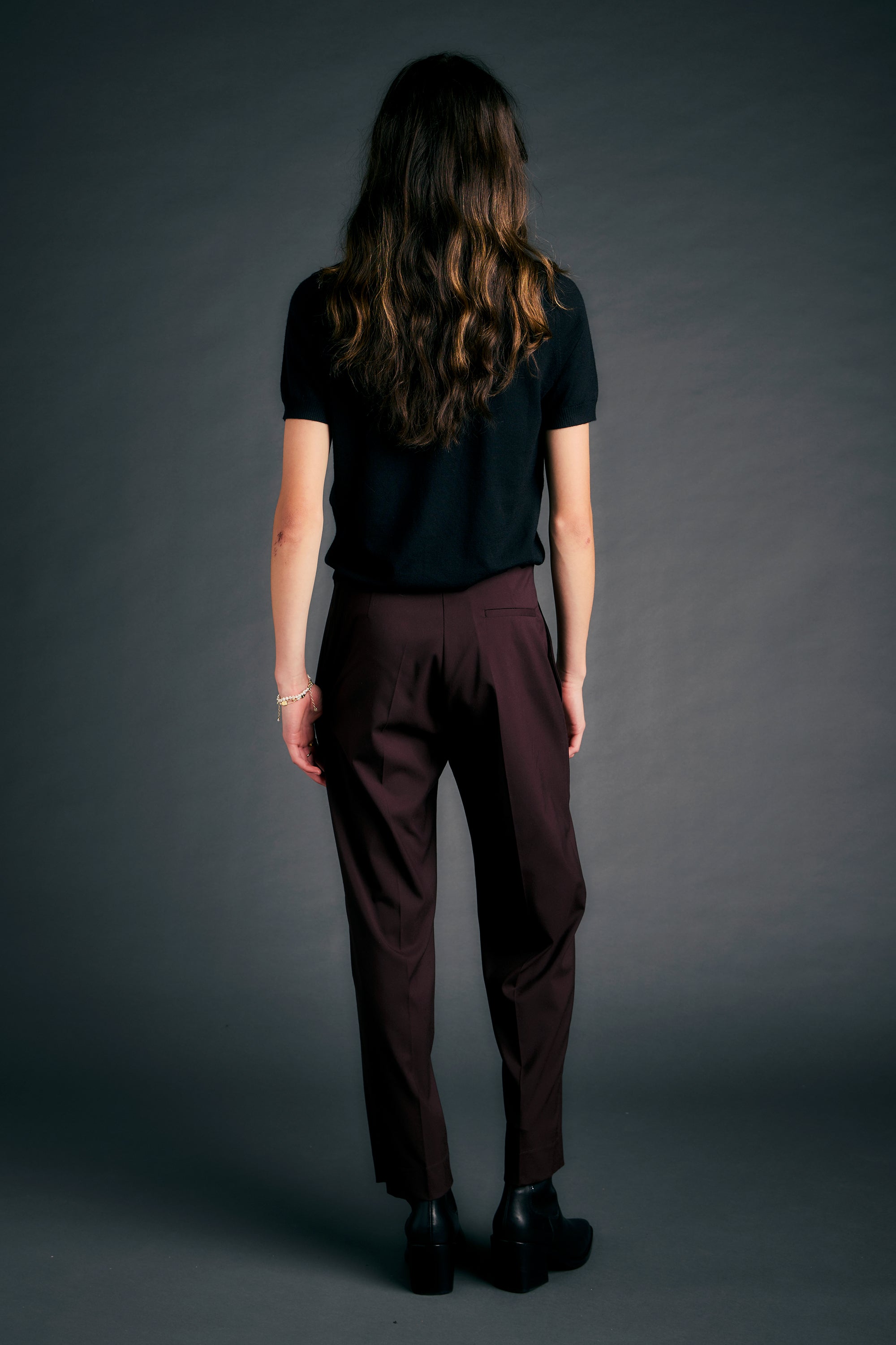 Dark Matter Trousers - Everyday Suiting - Plum