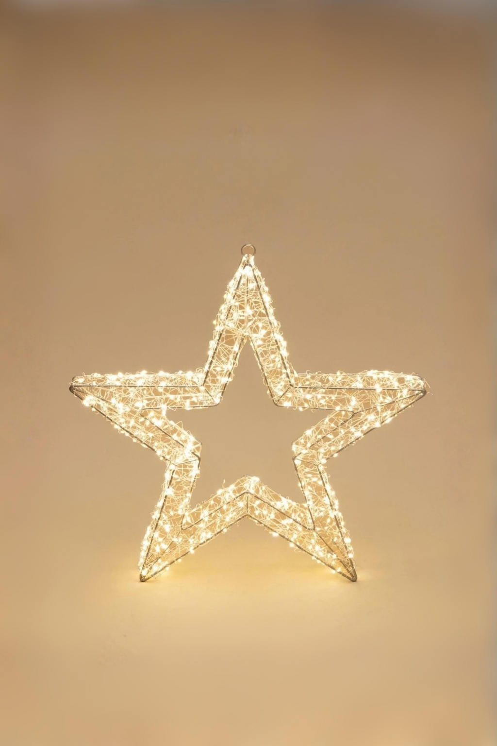 Twinkling Wire Star
