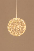 Twinkling Champagne Wire Ball