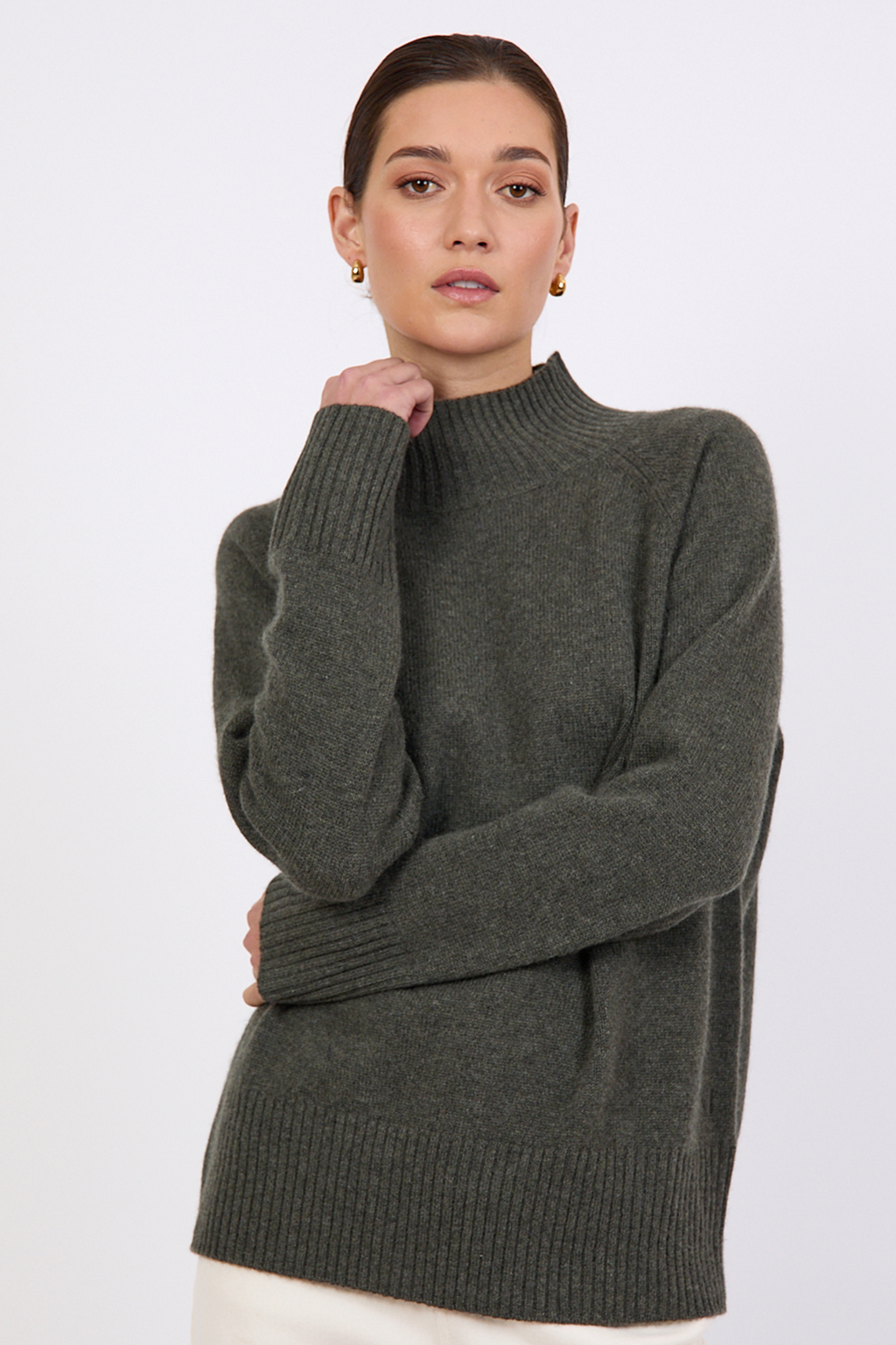 Cashmere Funnel Neck