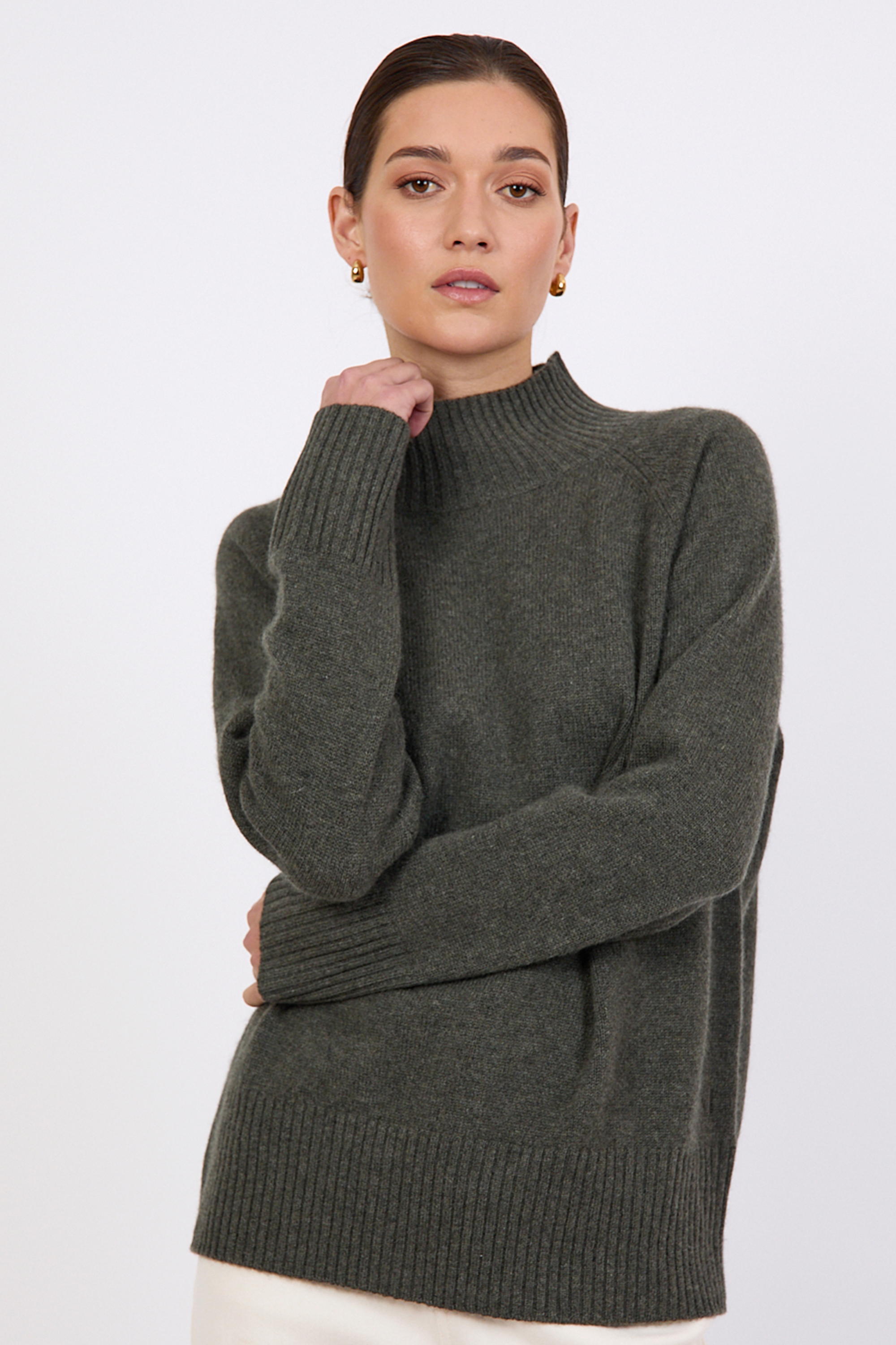 Cashmere Funnel Neck