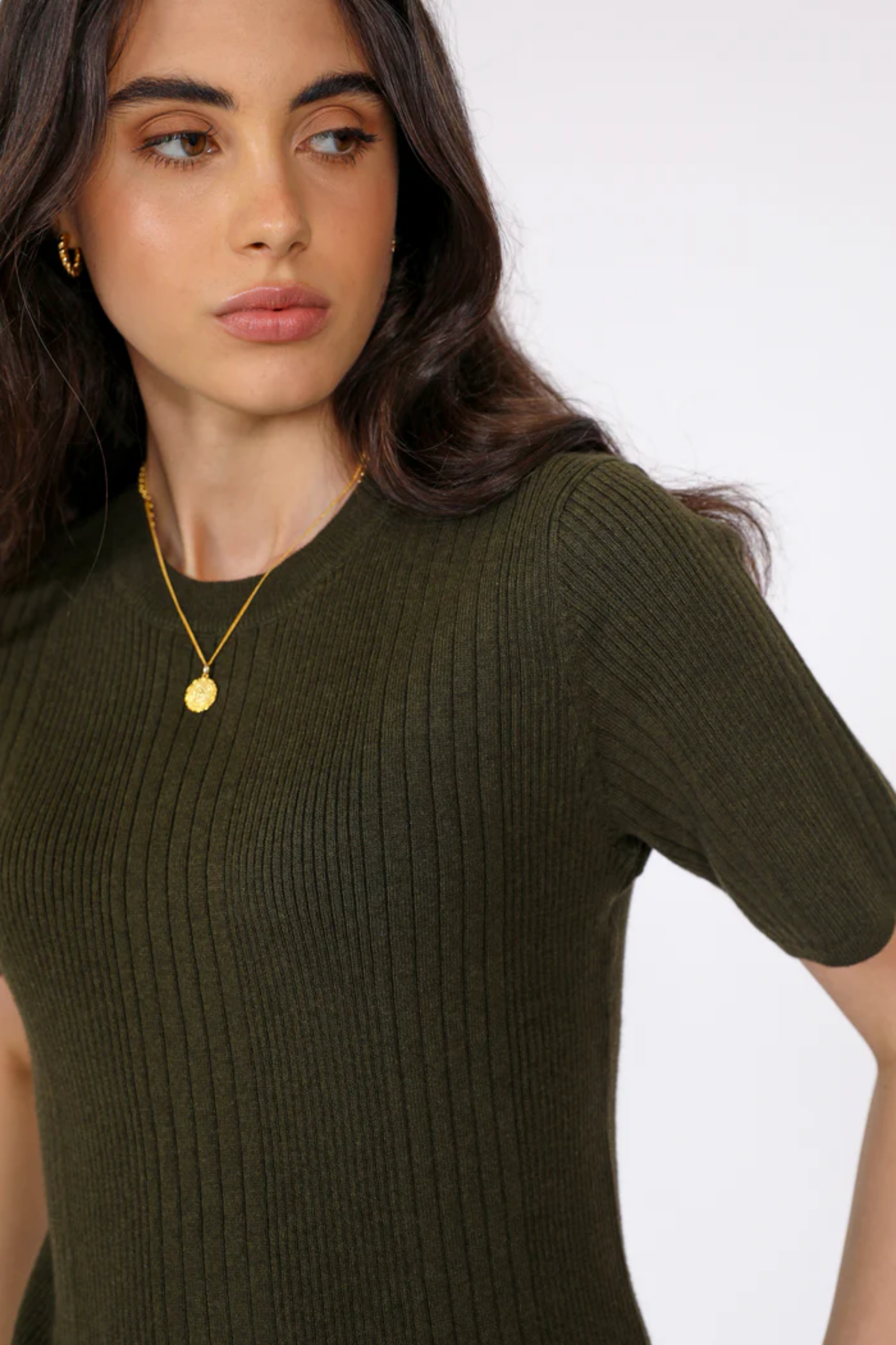 Vero Knit Tee - Spruce
