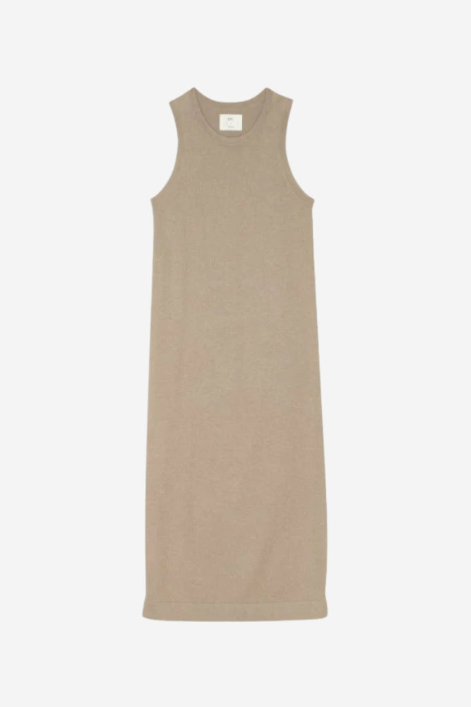 JHL Split Tank Dress - Biscuit Marle