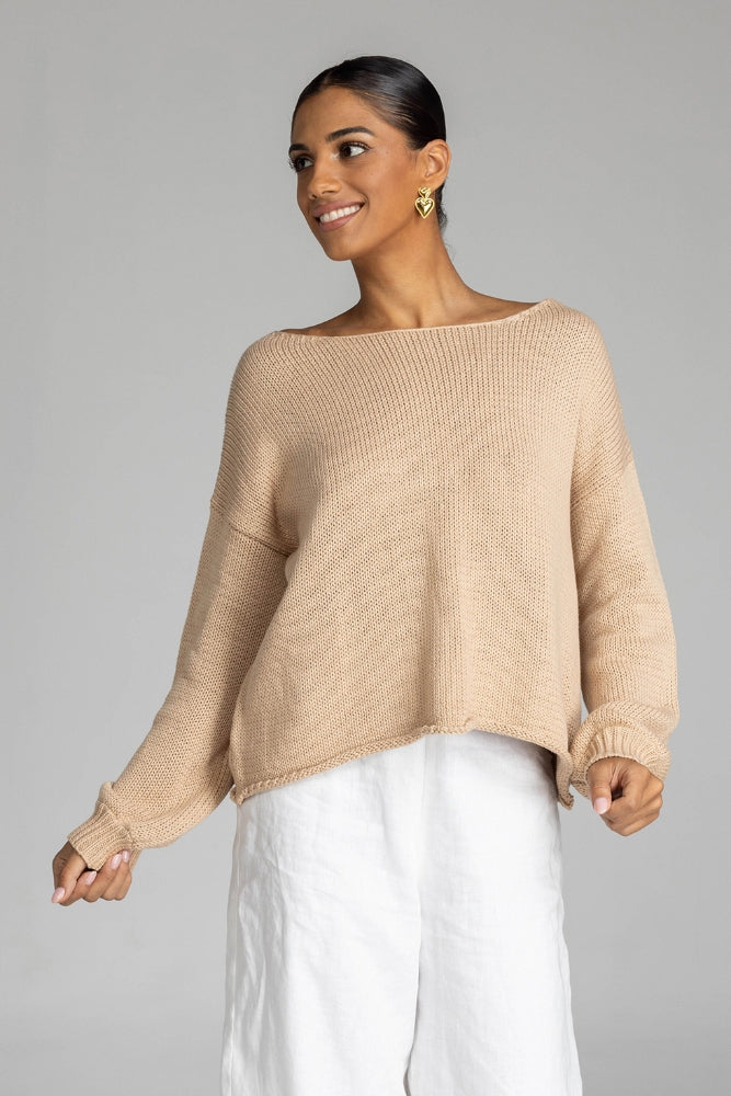 Close Sweater - Tan