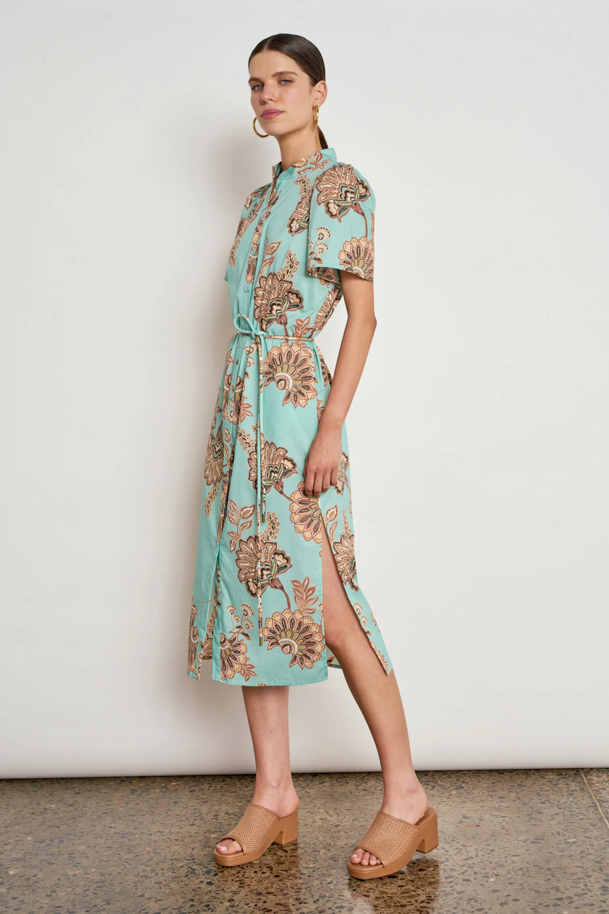 Quote Dress - Mint Kgari