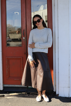 Cable Sapphire Longsleeve Sweater