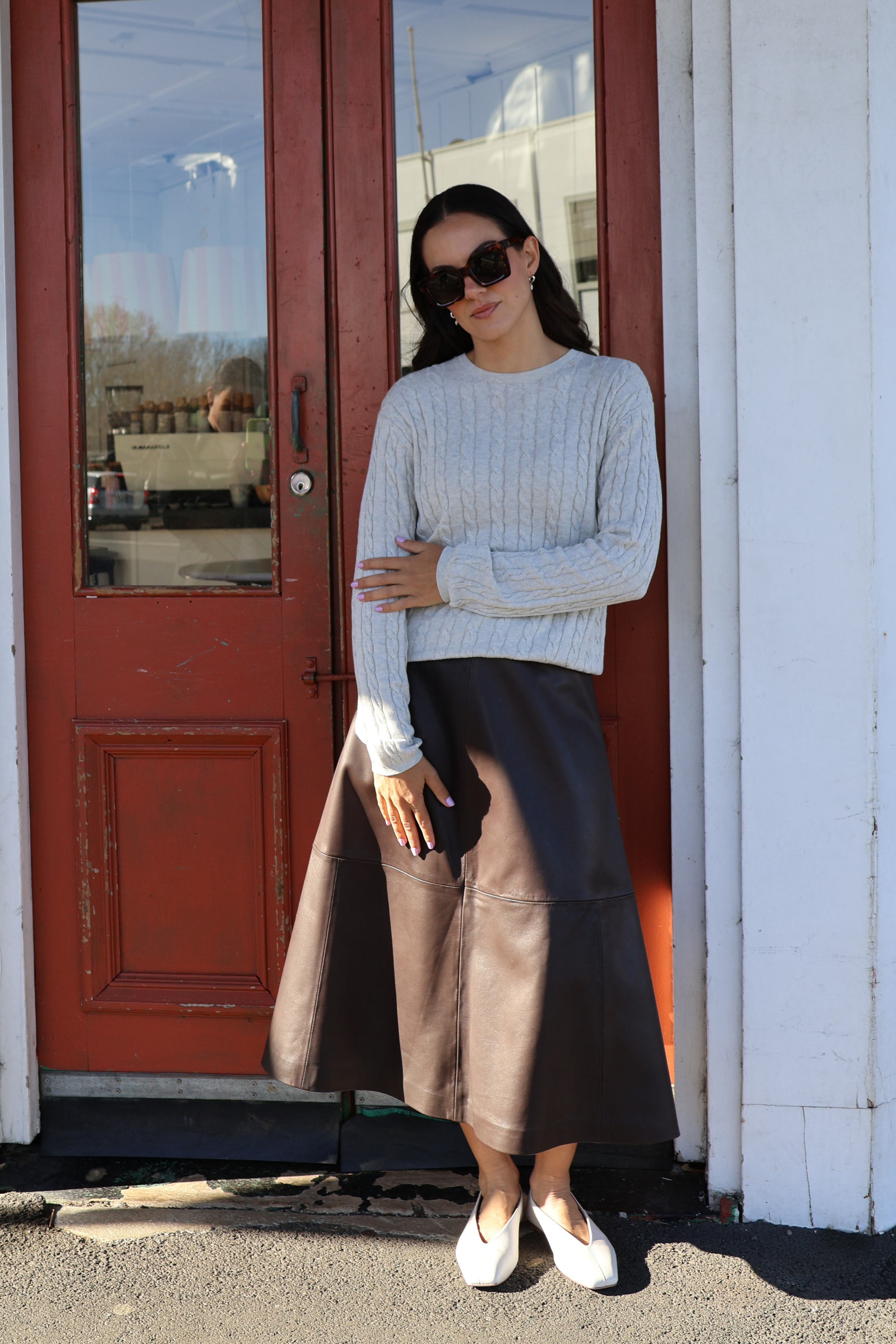 Cable Sapphire Longsleeve Sweater