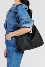 Miki Shoulder Bag - Black Luxe