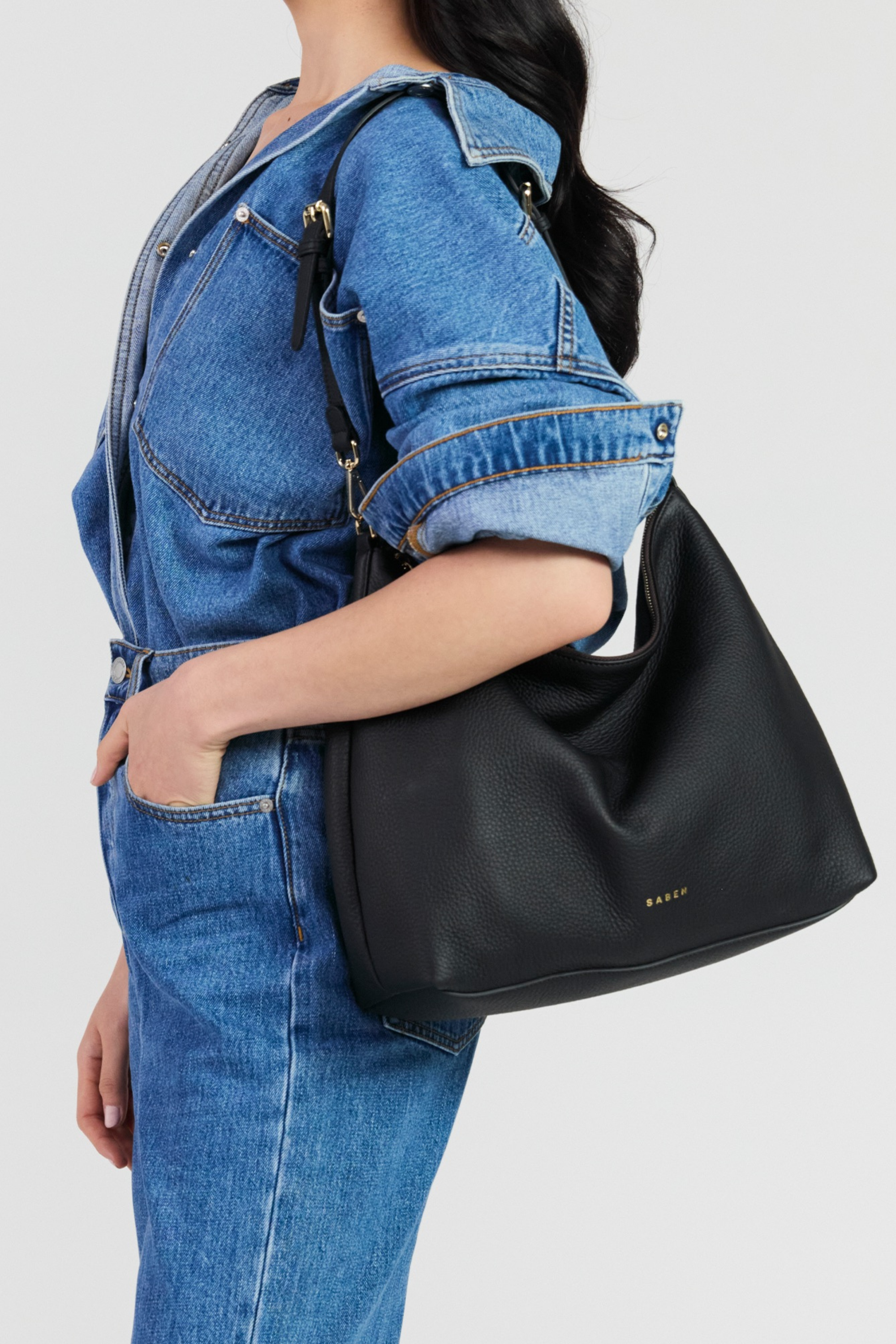 Miki Shoulder Bag - Black Luxe