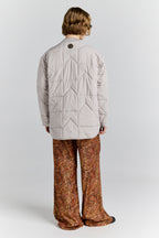 Quilted Monogram Jacket - Ecru