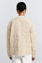 Quilted Drift Jacket - Natural