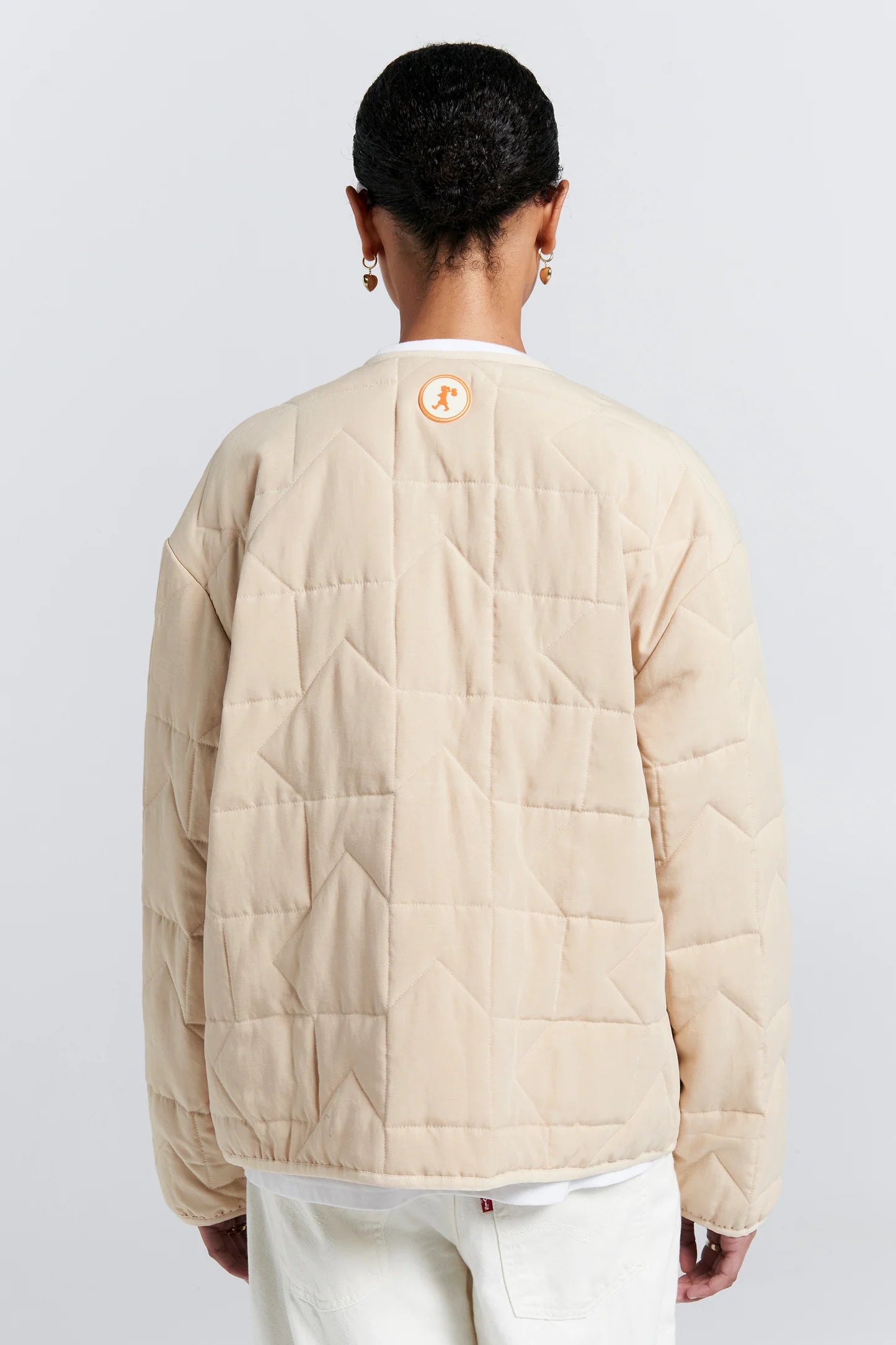 Quilted Drift Jacket - Natural