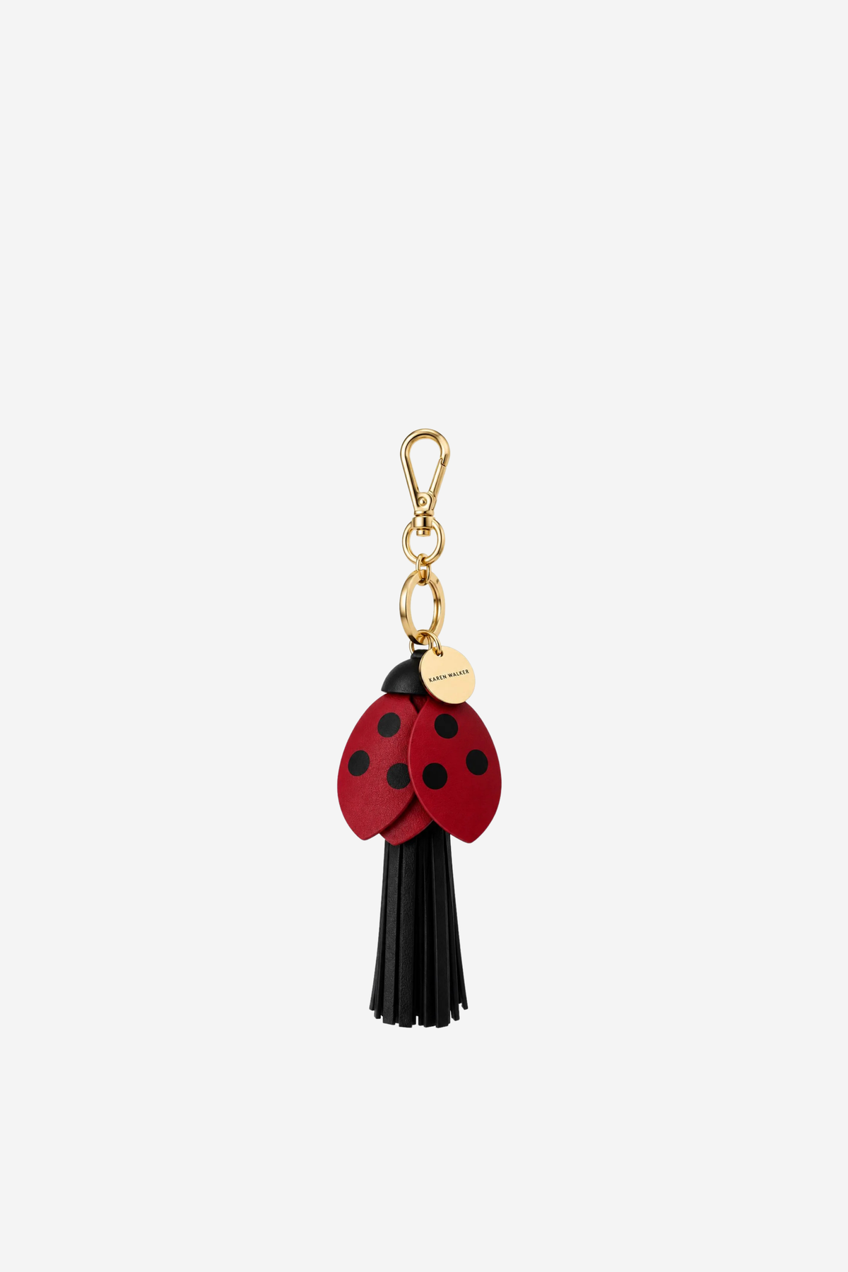 Ladybug Tassel Charm - Red Multi