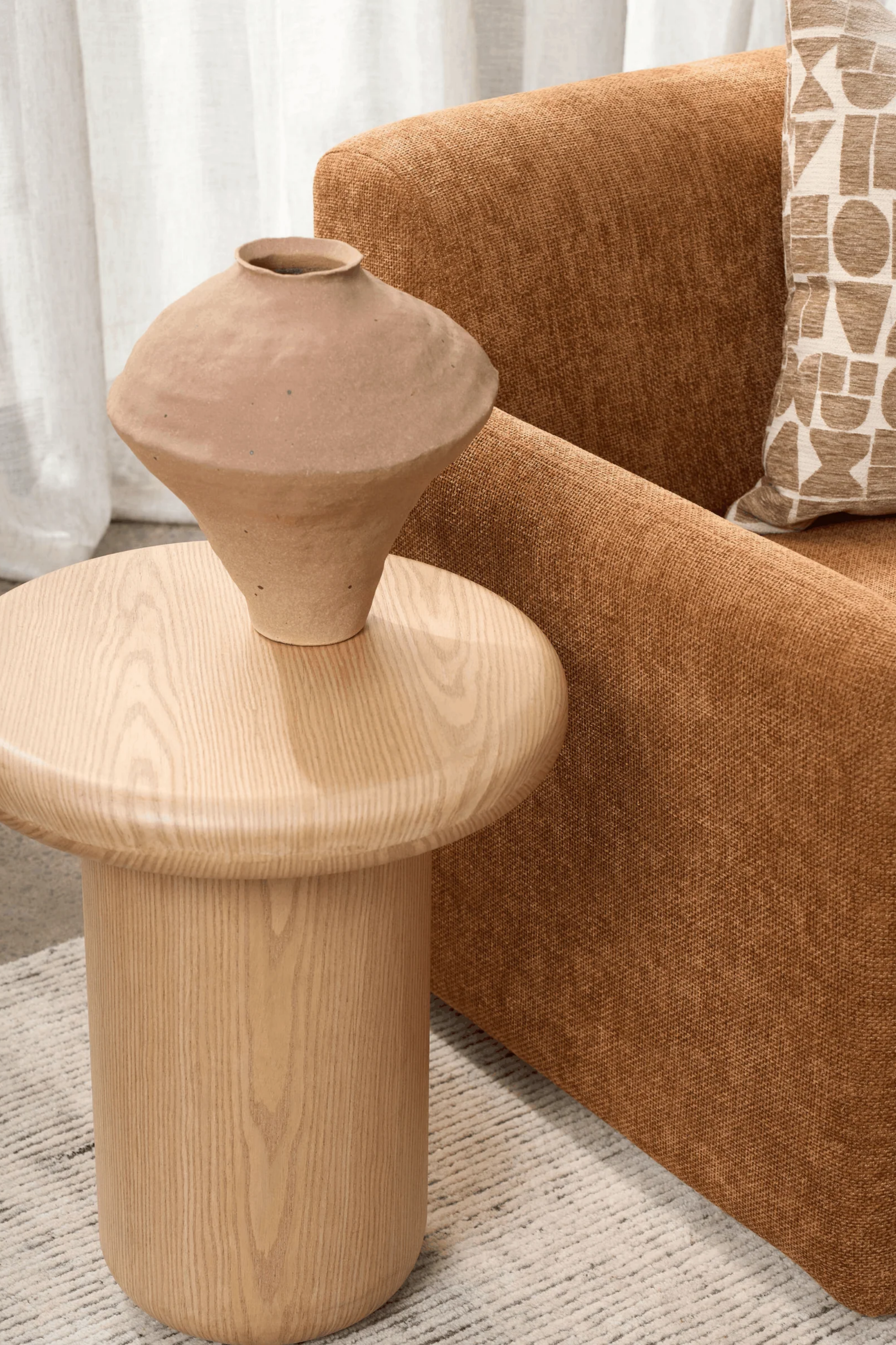Fern Vase - Clay