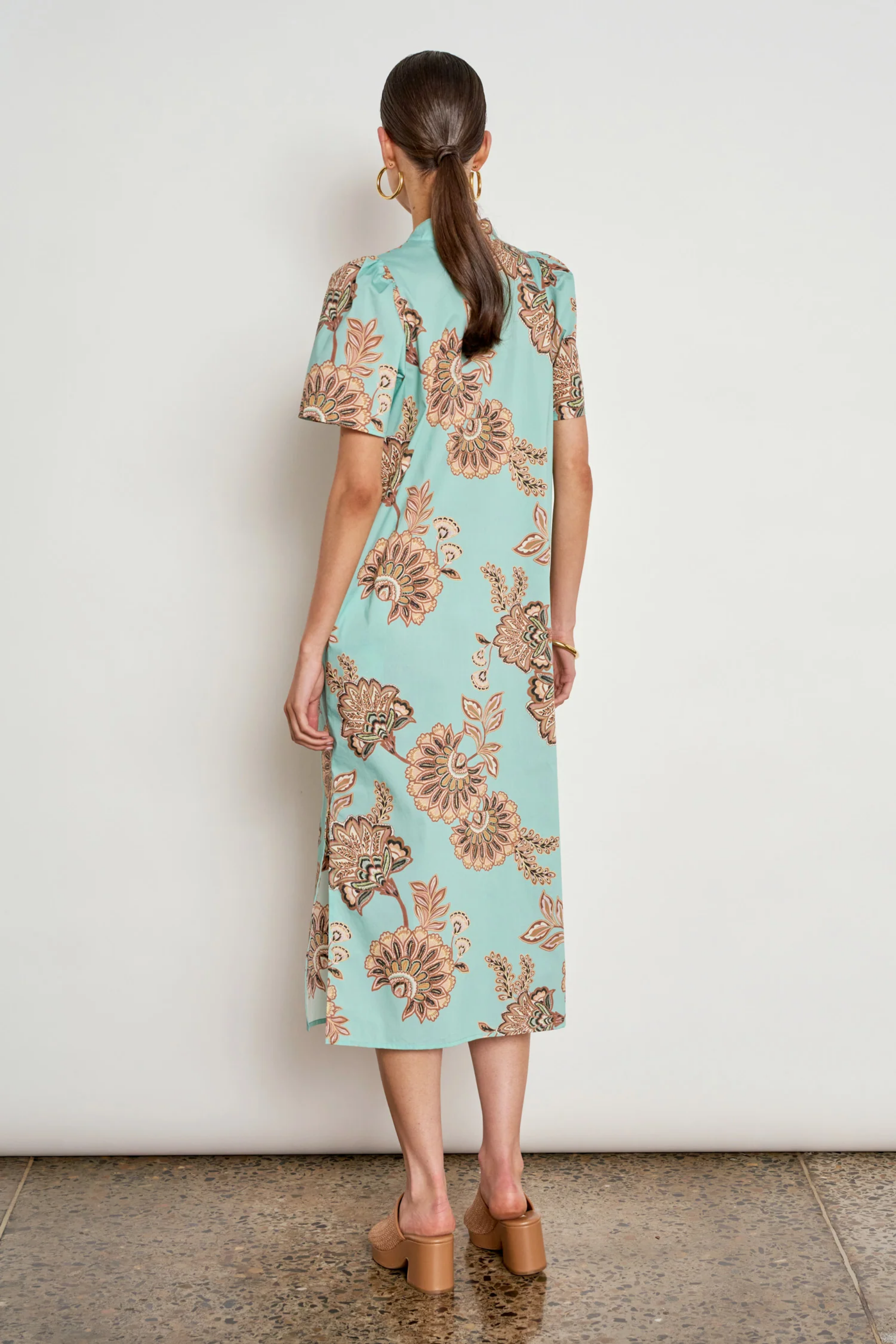 Quote Dress - Mint Kgari