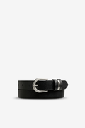 Over and Over Belt - Black/Silver