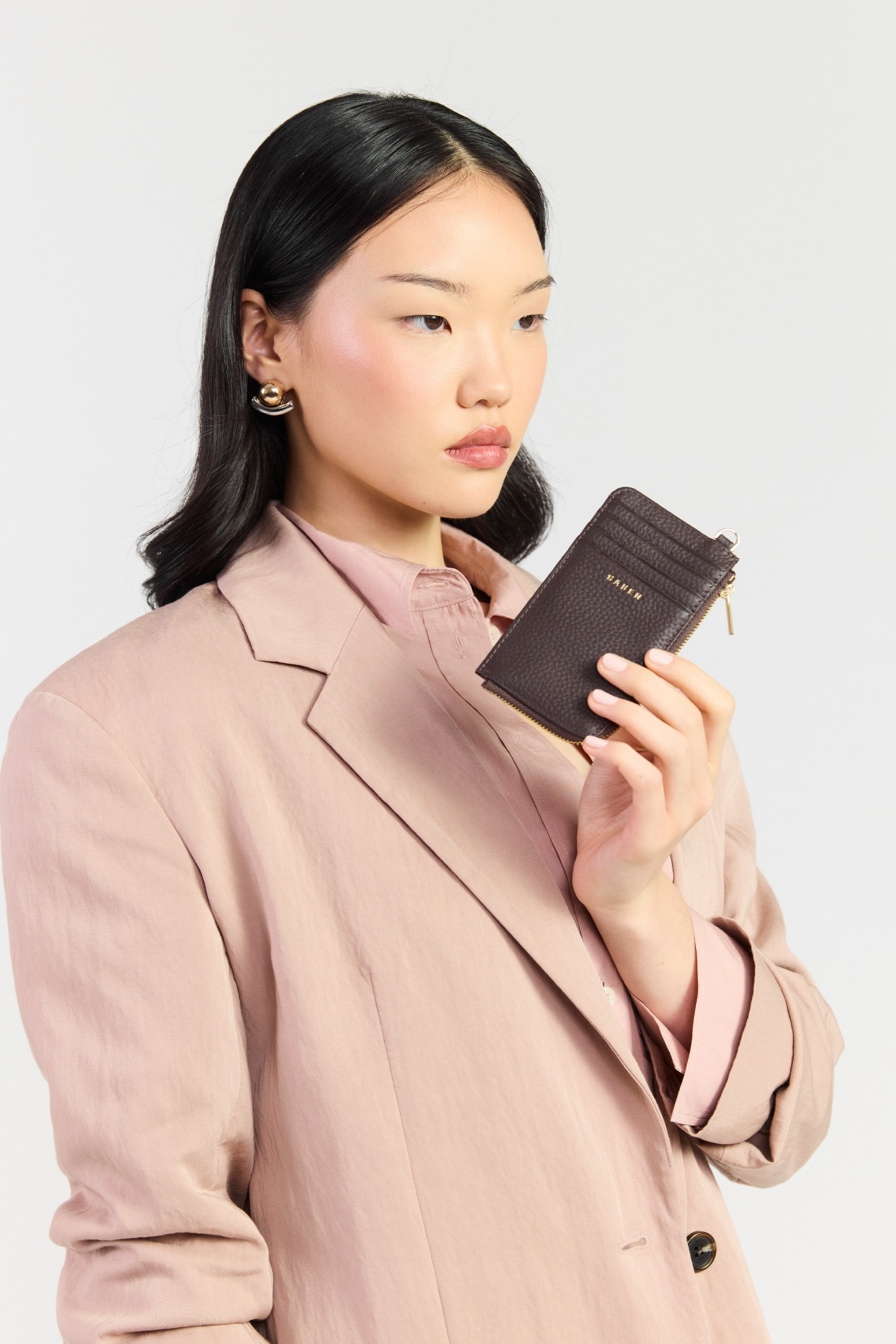 Winona Card Holder - Cacao