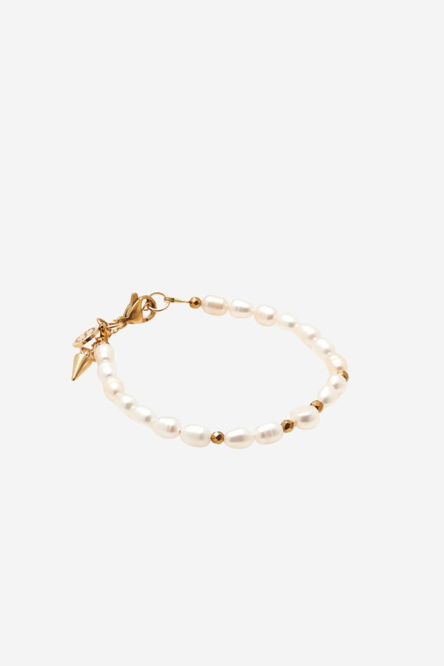 Celine Bracelet - Pearl/Gold