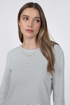 Uno Longsleeve Tee - Black Stripe