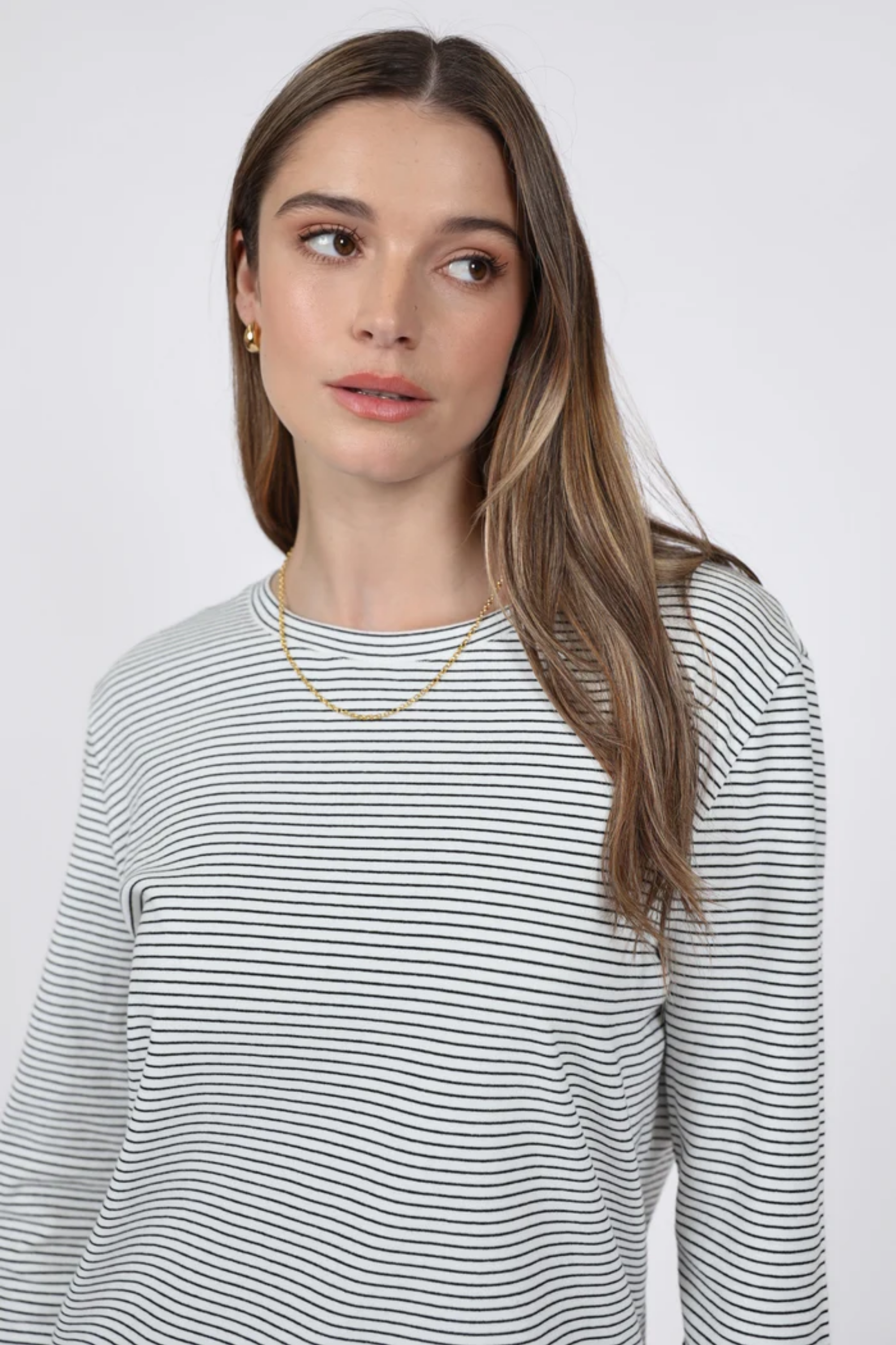 Uno Longsleeve Tee - Black Stripe