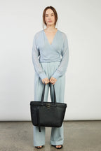 Tabby Shoulder Bag - Black + Bronze