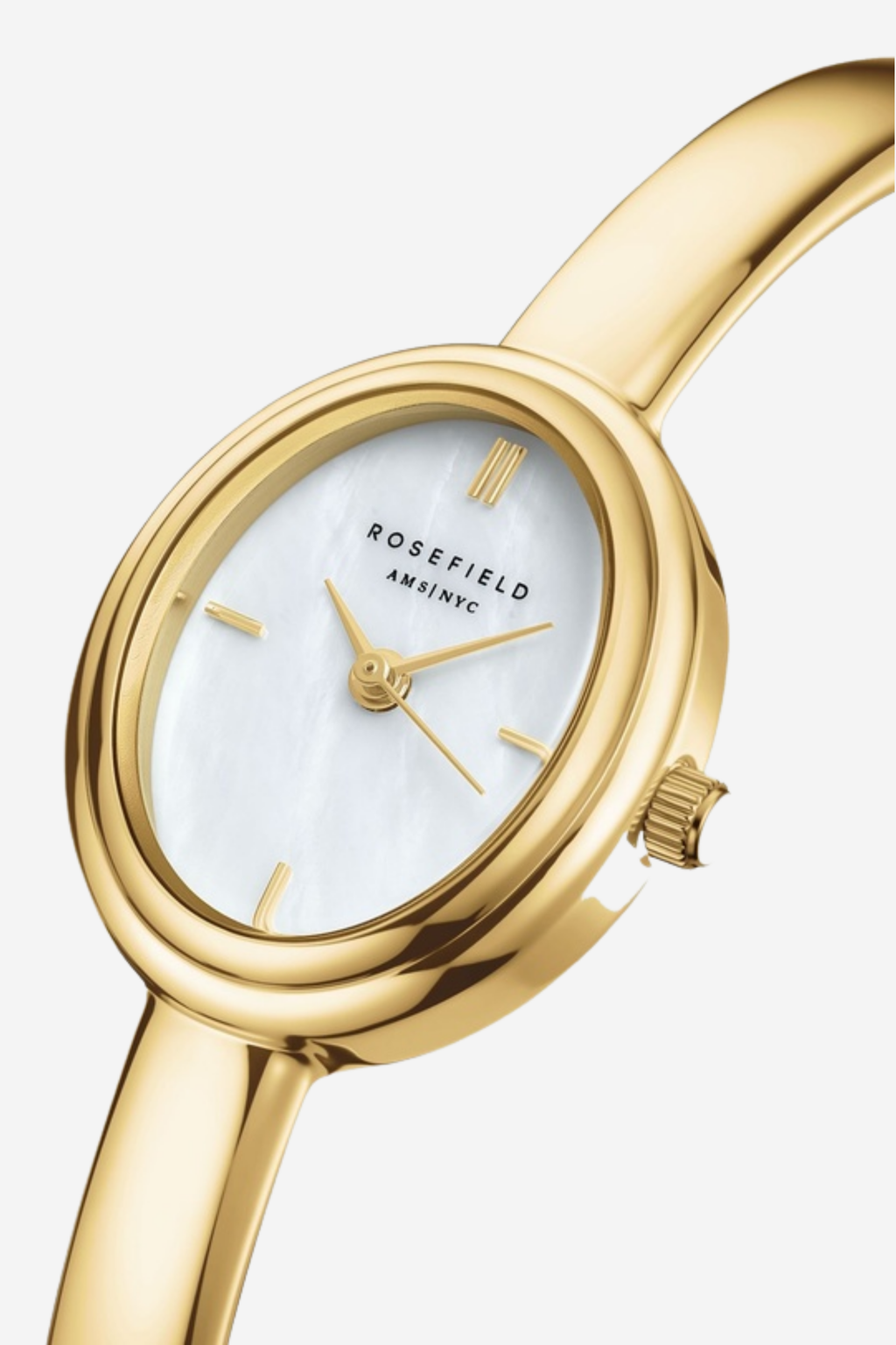 Studio Oval Bangle Watch - Gold