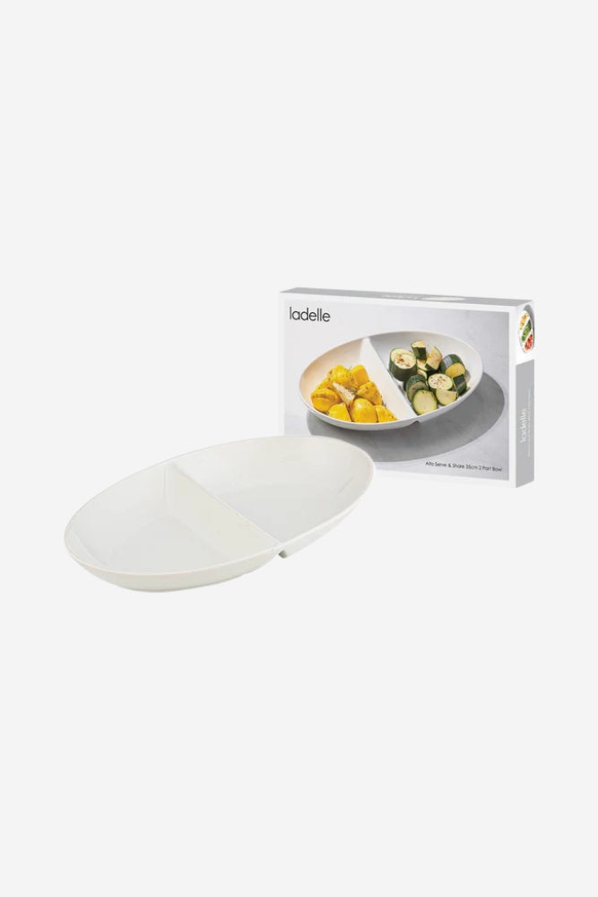 Alto Serve & Share 2 Part Bowl - White