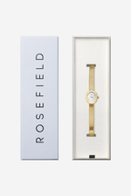 Mini Oval Watch Mesh Strap - Gold