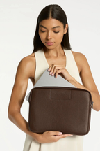 Before I Leave Laptop Case - Cocoa