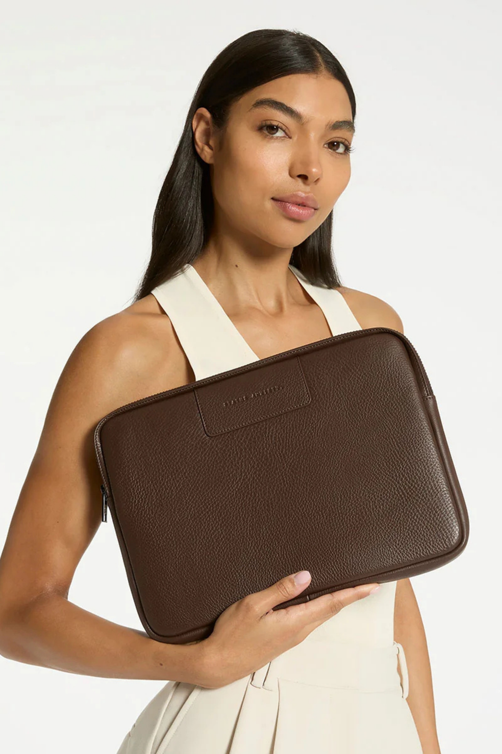 Before I Leave Laptop Case - Cocoa
