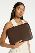 Before I Leave Laptop Case - Cocoa
