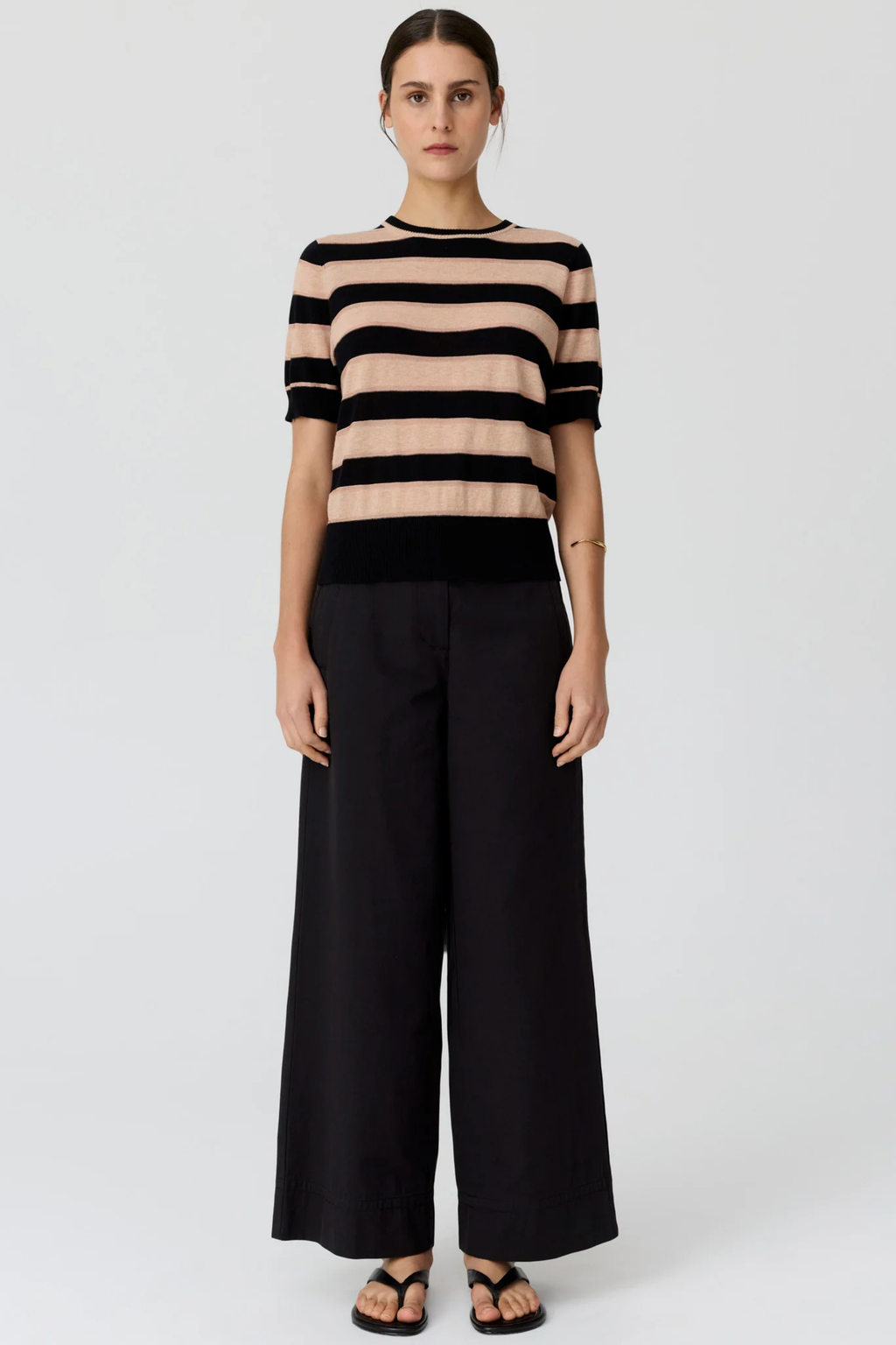 Darcey Stripe Knit Tee