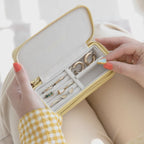 Stackers Medium Travel Jewellery Box  - Lemon
