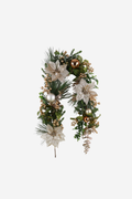 Champagne Poinsettia & Bauble Garland