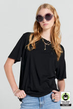 Embroidered Runaway Girl Classic Organic Cotton T-Shirt